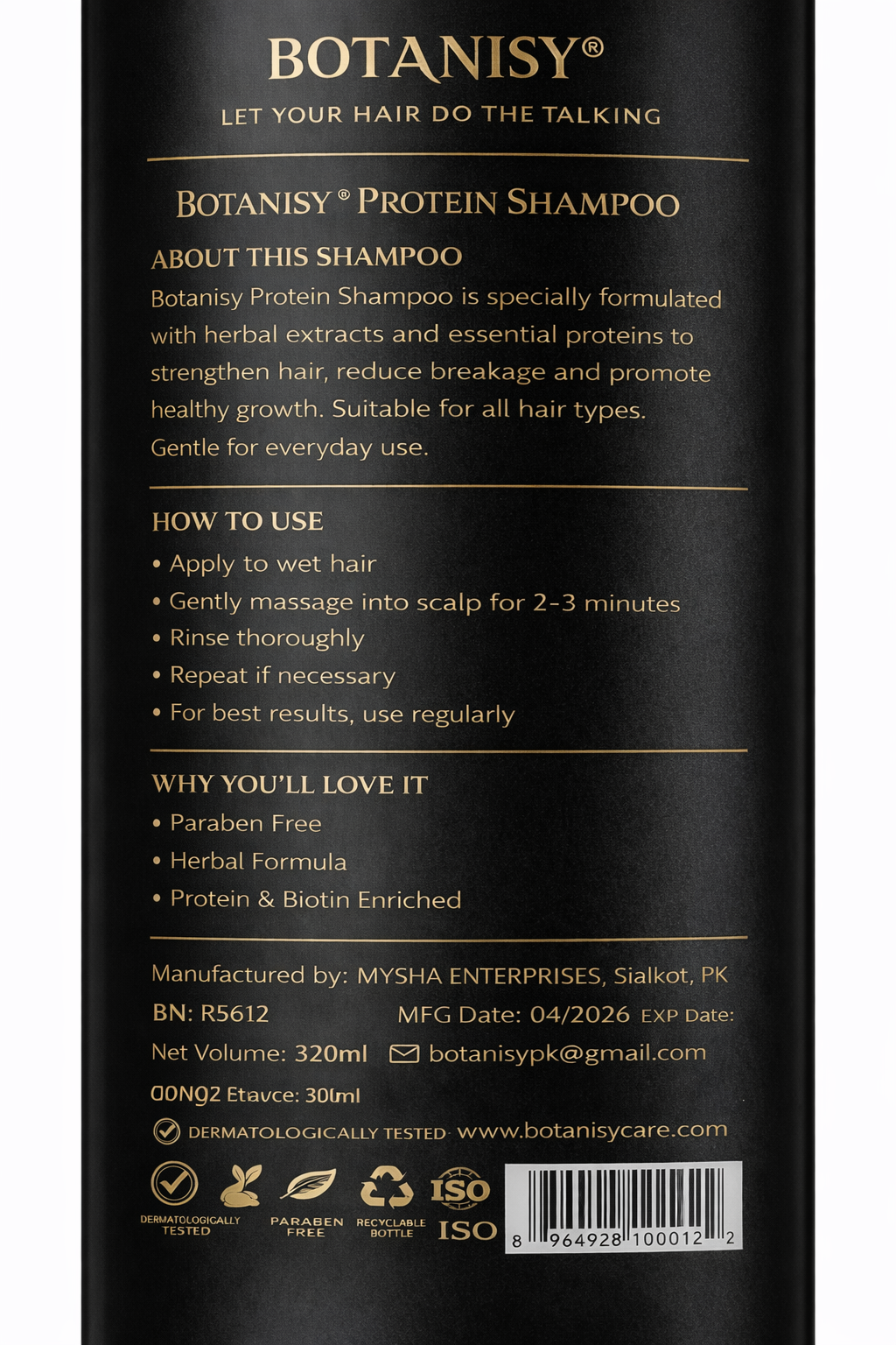 Botanisy Protein Shampoo